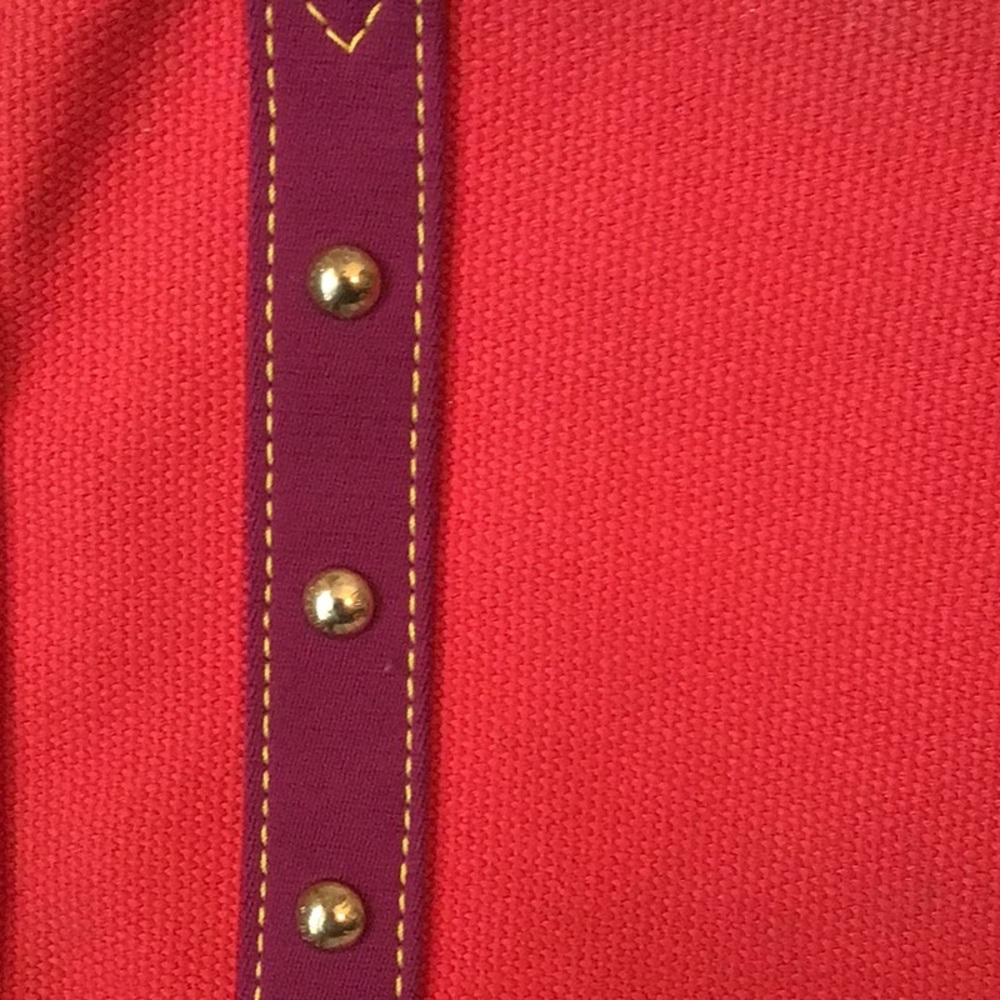 Red Louis Vuitton Cabas Antigua Bag - Picture 6 of 14